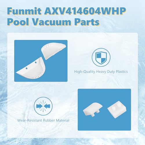 Funmit AXV414604WHP Wing and Pod Shoe Combo Maintenance Kit Replacement for Hayward Navigator Automatic Pool Vac Cleaners - Image 3