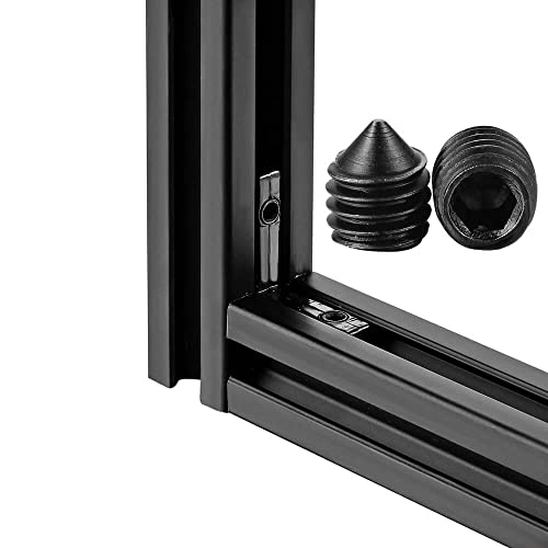IXGNIJ 30Sets 2020 Corner Bracket L-Type Internal Connectors for 2020 Series 6mm Slot Aluminum Extrusion Profile Accessories(Black) - Image 4