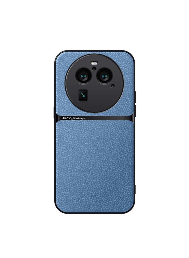 erorex Case For OPPO Find X6 Pro Litchi Leather Magnetic Full Coverage Shockproof Phone Case - Image 1