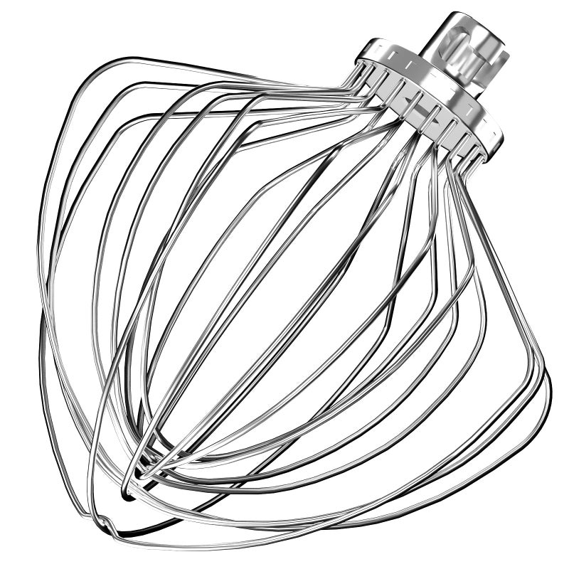 XINCAN KN211WW Stainless Steel 11-Wire Whip Attachment for KitchenAid Bowl-Lift Mixer 7 Quart Bowl, Stainless Steel Whisk Replacement for Kitchen Aid Mixer, Dishwasher Safe, Egg Heavy Cream Beater. - Image 1