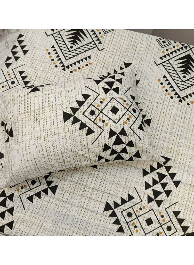 طقم ملاية قماش العامريه سرير كبير4 قطع مقاس 240*240 - Image 2