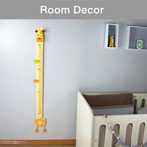 I'm Wood and Fabric Wall Growth Chart, Height Measurement, Scale, Ruler for Kids (Giraffe) - Image 5