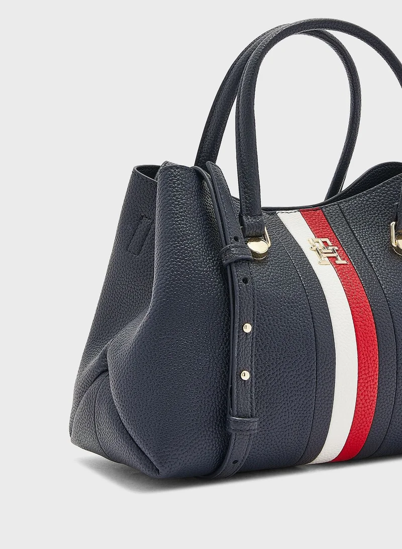 TOMMY HILFIGER Emblem Small Satchel