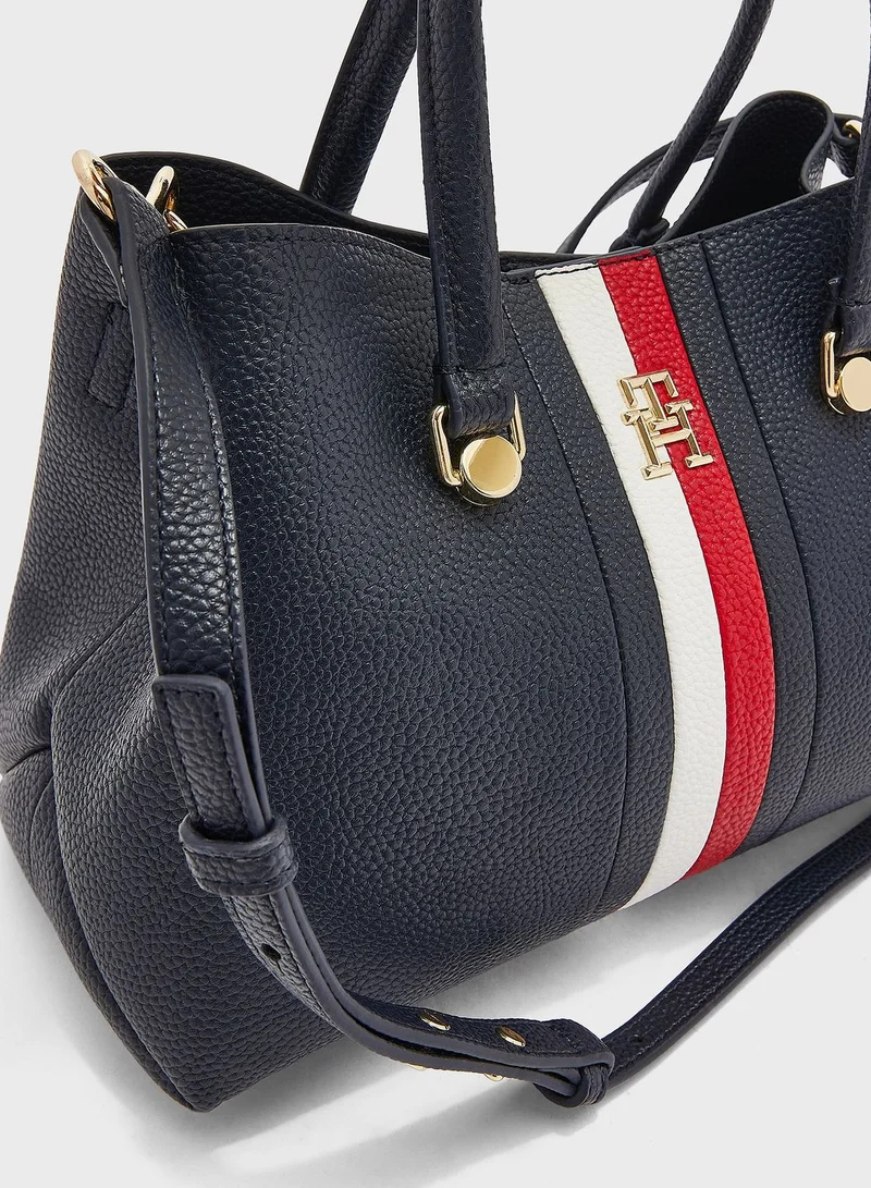 TOMMY HILFIGER Emblem Small Satchel