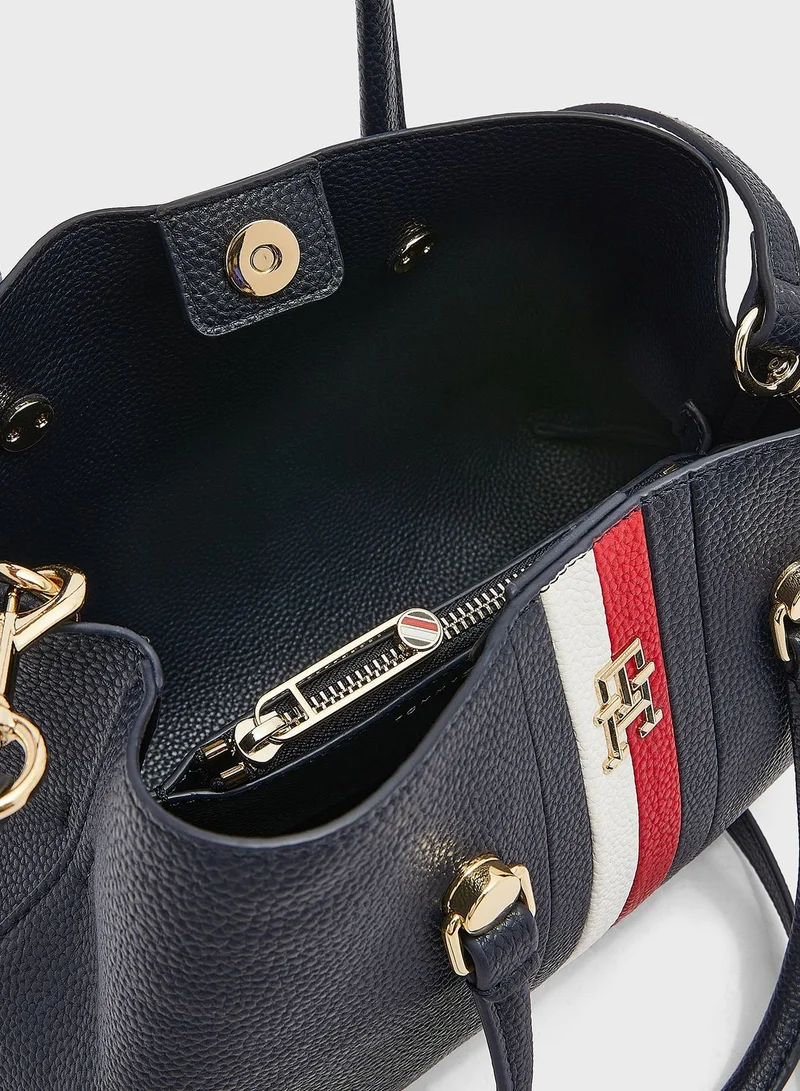 TOMMY HILFIGER Emblem Small Satchel