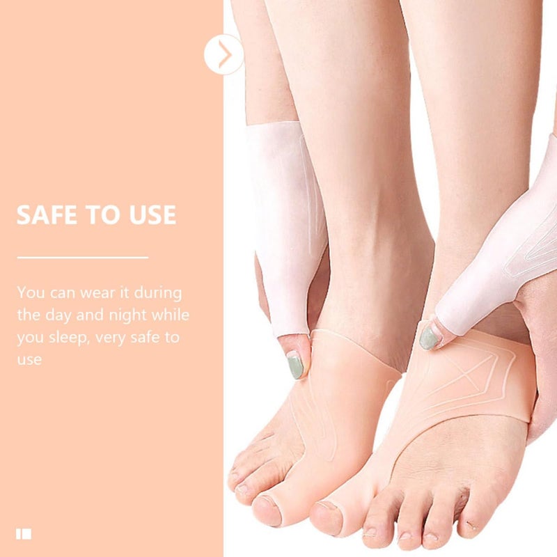 Hallux Valgus Corrector Pair Toe Sleeve Protector For Pain Relief Alignment - Image 4