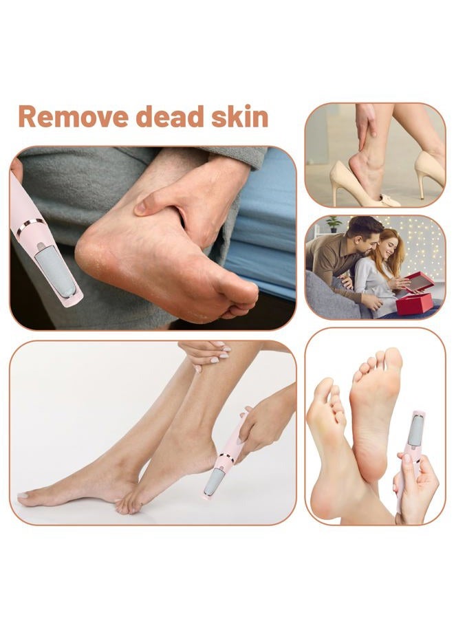 Pilipane Electric Foot Callus Remover, Electric Callus Remover Professional Pedicure Tool, Rechargeable Foot Pedicure Kits for Dry, Dead, Cracked, Hard Skin, Men, Women, Dead Cracked Hard Skin Calluses - Image 3