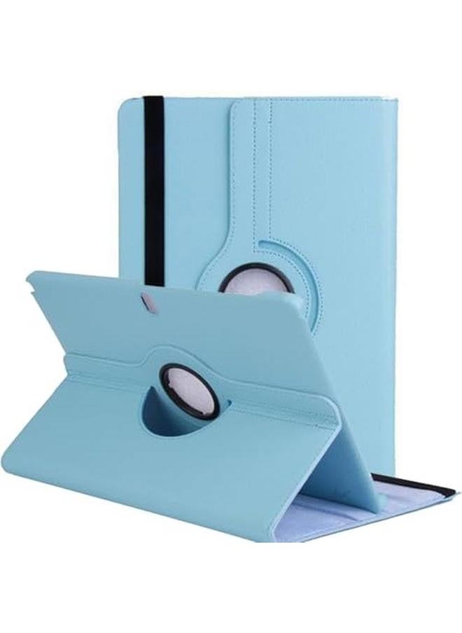 erorex - Case For Samsung Note Pro 12.2 Inch Sm P900 T900 T905 Tablet Case 360 Degree Rotation Smart Slim Folding Folio Cover For Samsung Note Pro 12.2 Inch P900 P901 Cover With Auto Wake Sleep Sky Blue - Image 1