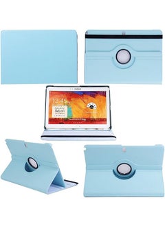 Case For Samsung Note Pro 12.2 Inch Sm P900 T900 T905 Tablet Case 360 Degree Rotation Smart Slim Folding Folio Cover For Samsung Note Pro 12.2 Inch P900 P901 Cover With Auto Wake Sleep Sky Blue