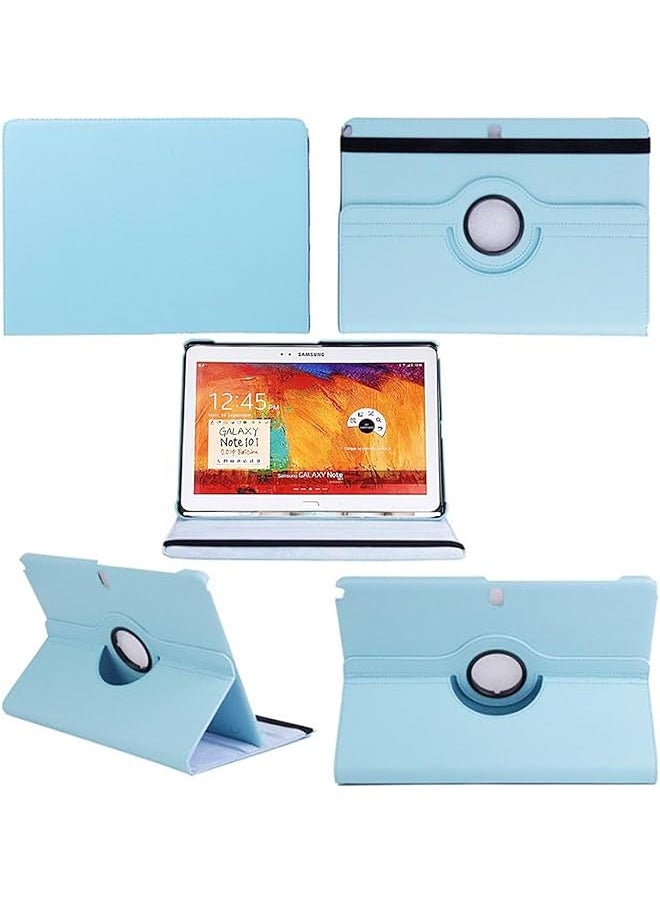 erorex - Case For Samsung Note Pro 12.2 Inch Sm P900 T900 T905 Tablet Case 360 Degree Rotation Smart Slim Folding Folio Cover For Samsung Note Pro 12.2 Inch P900 P901 Cover With Auto Wake Sleep Sky Blue - Image 1