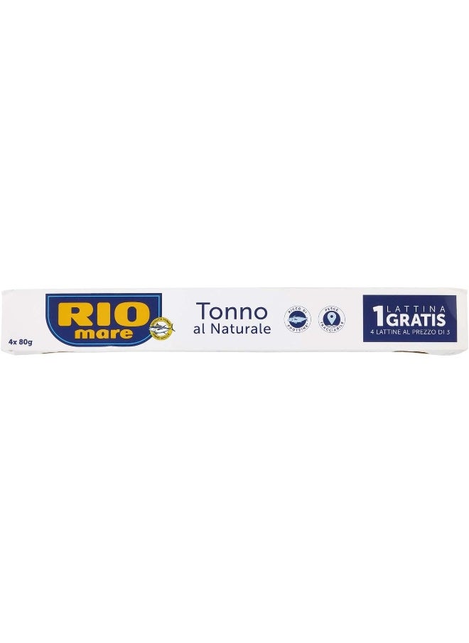 Rio Mare - Rio Mare Tuna Fillets In Water 4X80 G - Image 1