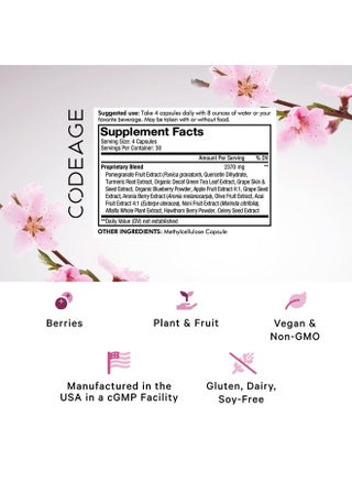 Codeage Polyphenols Broad Spectrum Supplement - Blend of 15 Berries, Fruits, and Botanical Extracts, Decaf Green Tea Leaf, Quercetin, Resveratrol, Pomegranate, Turmeric - Non-GMO - 120 Capsules - pzsku/Z23471D032764DB2E2ECDZ/45/1747745306/0a6073f3-e53a-426e-bb30-2da9f36ff8f7