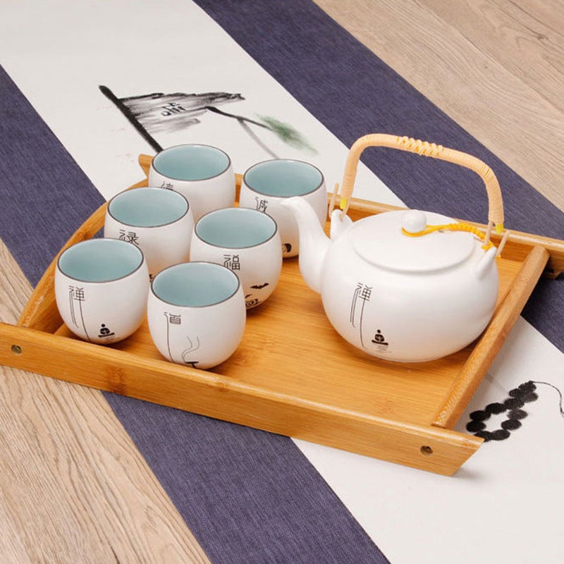 Bamboo Wooden Tray Rectangular Tea Cup With Handle El Restaurant Tray Binaural Pastry Bread Wooden Tray - Image 5