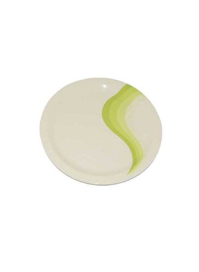 Royalford 11 Inch Melamine Super Rays Flat Dinner Plate | Dishwasher Safe, Playful Classic Decoration | Ideal for Soup, Deserts, Ice Cream, Pasta | Assorted | RF8040 Assorted 11inch - Image 1