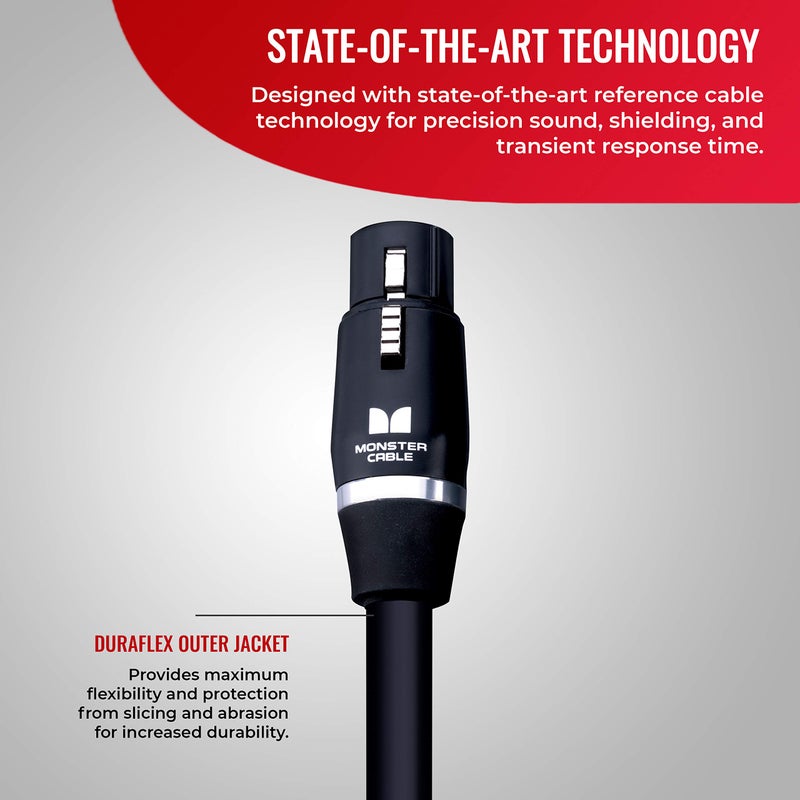 Monster Prolink Studio Pro 2000 Microphone Cable: 20ft. Cable, Gold Contact XLRs - Image 2