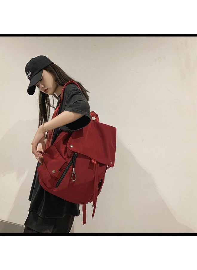 Y&D Student schoolbag large capacity shoulder bag college wind couple leisure backpack shoulder bag Korean ins schoolbag  - Image 4