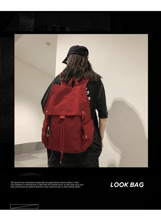 Y&D Student schoolbag large capacity shoulder bag college wind couple leisure backpack shoulder bag Korean ins schoolbag  - Image 2