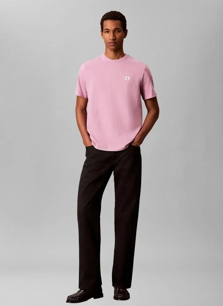 Calvin Klein Jeans  Woven Label Jersey T-Shirt for Men | Best Price UAE