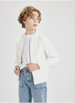 DeFacto Regular Fit Bomber Collar Cardigan  - Image 4