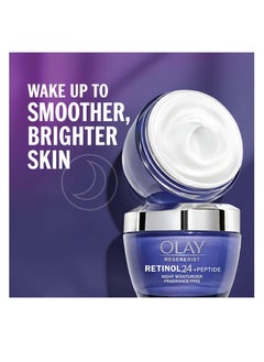 Olay Regenerist Retinol Moisturizer, Retinol 24 Night Face Cream with Niacinamide, Anti-Wrinkle Fragrance-Free 1.7 oz, Includes Olay Whip Travel Size for Dry Skin - pzsku/Z23476BAA2D88B8850B78Z/45/_/1716486017/ed01eb6f-761a-44a3-9f39-d1e6f4652cc6