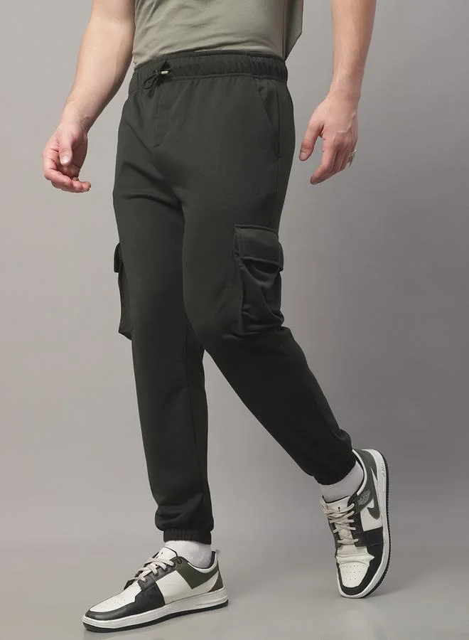 Take Two  Mens Olive Cargo Joggers By Door74 for Men | Best Price UAE