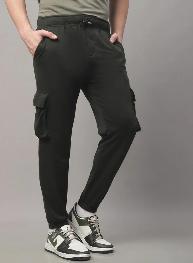 Take Two  Mens Olive Cargo Joggers By Door74 for Men | Best Price UAE