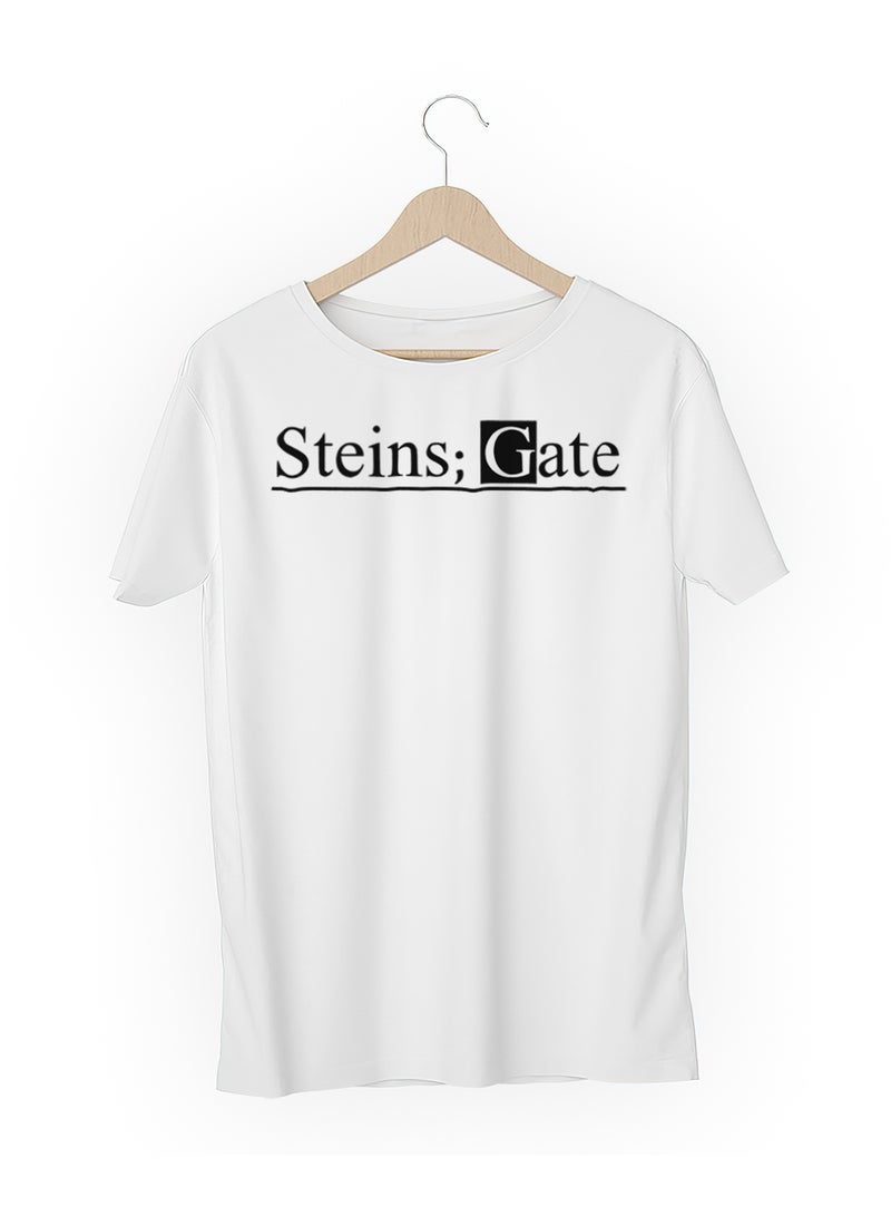 Fashion World Cotton T-shirt Printed with High-quality Anime Steins Gate - Image 3