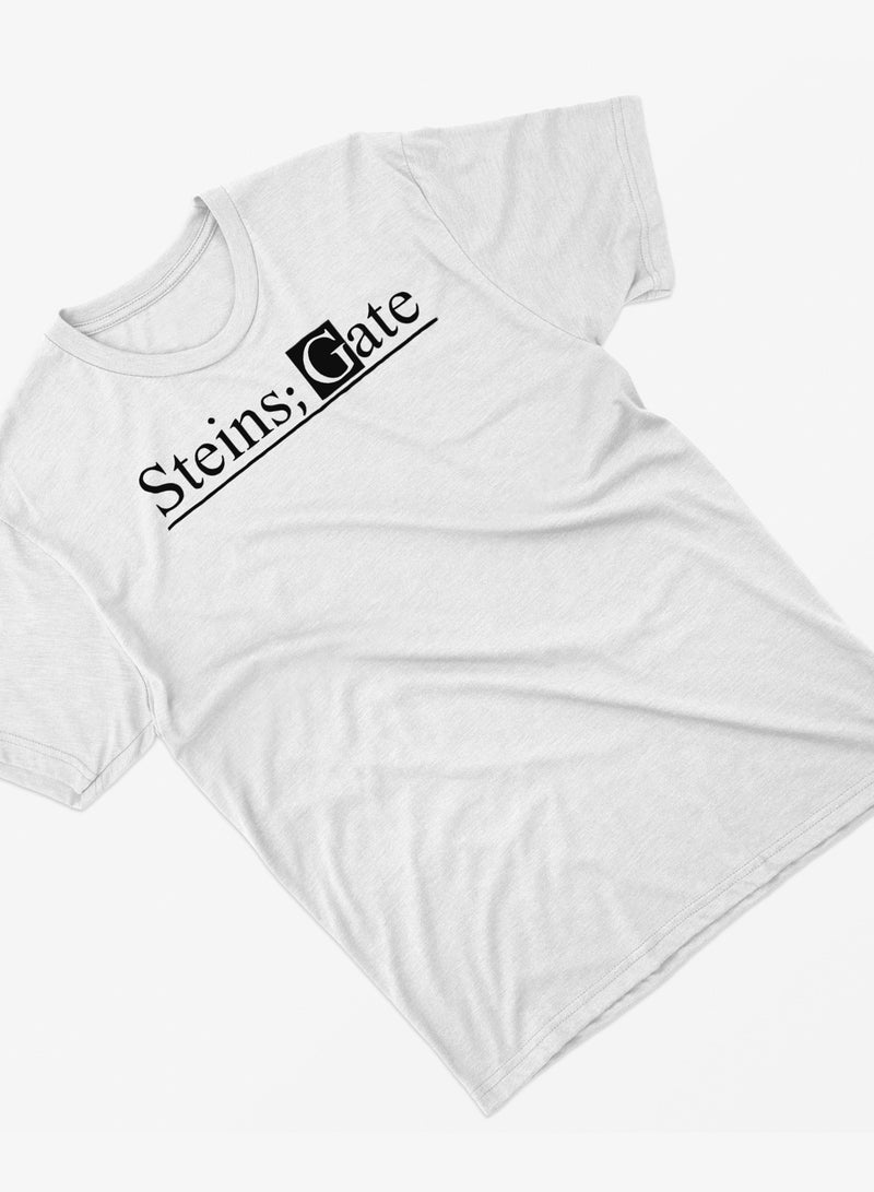 Fashion World Cotton T-shirt Printed with High-quality Anime Steins Gate - Image 2