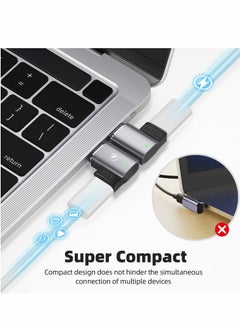KASTWAVE USB C Magnetic Adapter 2 Pack Magnetic USB C Adapter 11Pins PD 100w Charge USB2.0 480Mbps Data Transfer Compatible with MacBook Pro Air USB C Laptop Devices  - Image 4