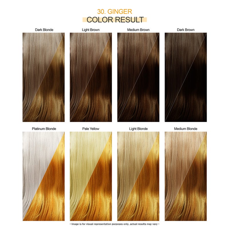 Adore Semi Permanent Hair Color - Vegan and Cruelty-Free Hair Dye - 4 Fl Oz - 030 Ginger (Pack of 3) - Image 3