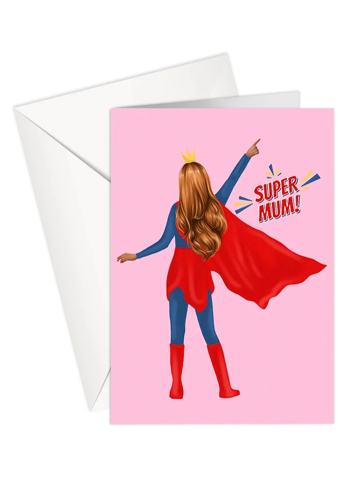 Share the Love Super Mum - Mother's Day Card