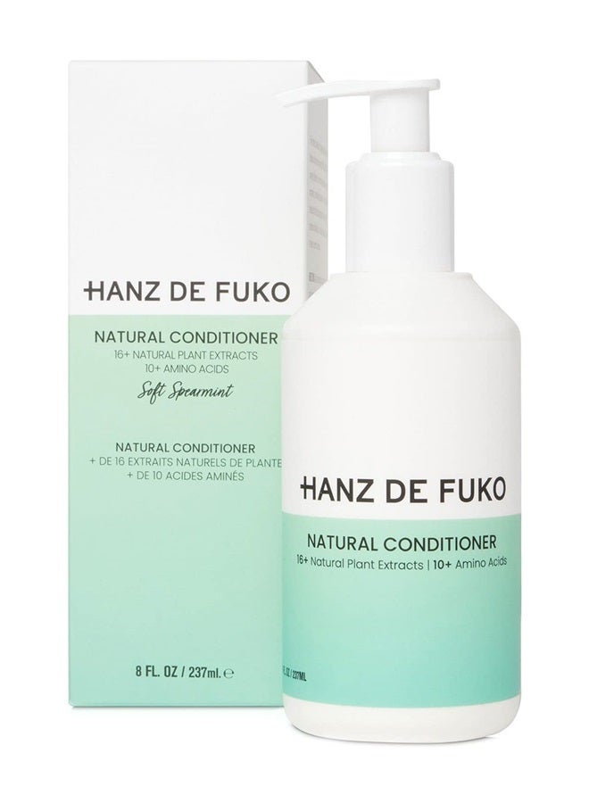 hanz de fuko Premium Natural Conditioner – Sulfate and Paraben Free – Fights Dandruff and Scalp Irritation – 16+ Natural Plant Extracts, 8 oz. - Image 1