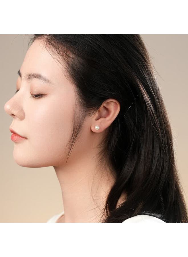 Dara Akoya Saler Pearl Stud Earrings For Women 6-7mm Gift For Girlfriend Wife Day Birthday - Image 4