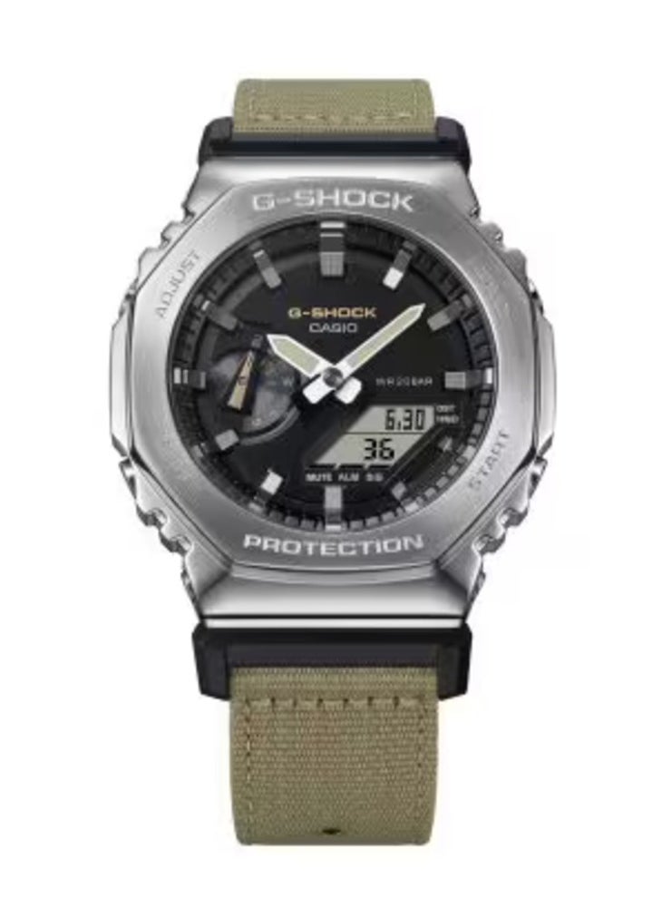CASIO - G-shock Men's Watch GM-2100C-5ADR Metal Bezel 200m Water Resistance Watch. - Image 1