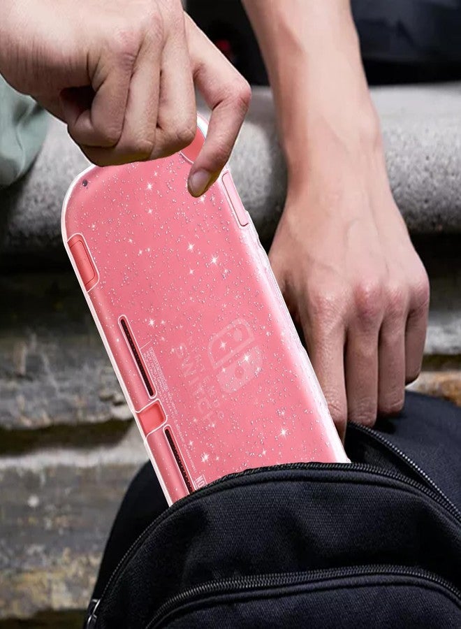 Sunmike Switch Lite Case for Nintendo Switch Lite, Protective Case Cover for Nintendo Switch Lite Games Shockproof TPU Slim Skins Protective Cover Switch Lite Accessories Case Protector - Crystal Glitter - Image 5