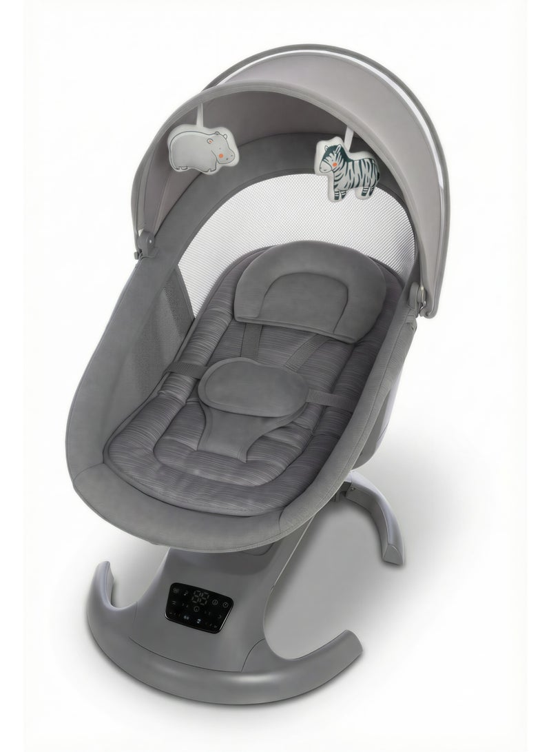 Mastela Ori Euphoria 3D Baby Swing and Rocker with Remote Control, 360° Rotation and Bluetooth – Smart Electric Cradle for Infants (6-30 lbs) - Image 1