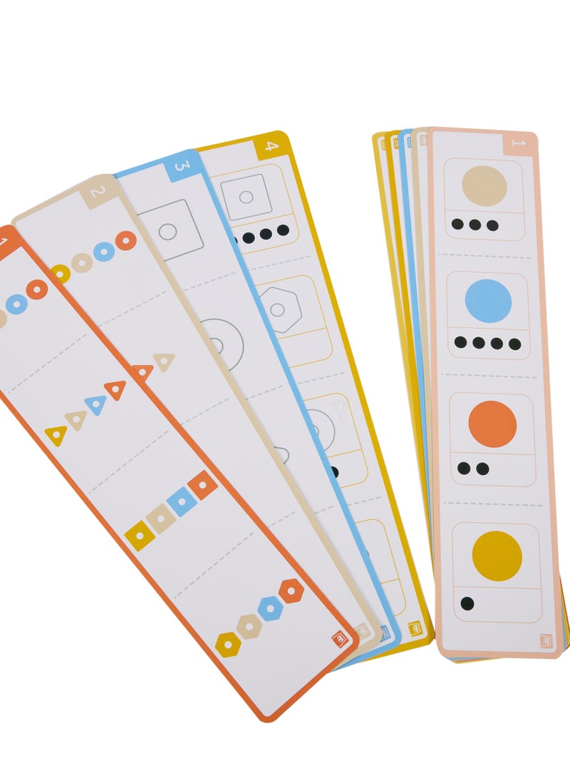 EUREKA KIDS Eurekakids Geo Animals Wooden Stacking Toy with Activity Cards| Educational Montessori Toy for Toddler and Kids | Color and Shape Recognition | For 12M+ - Image 3