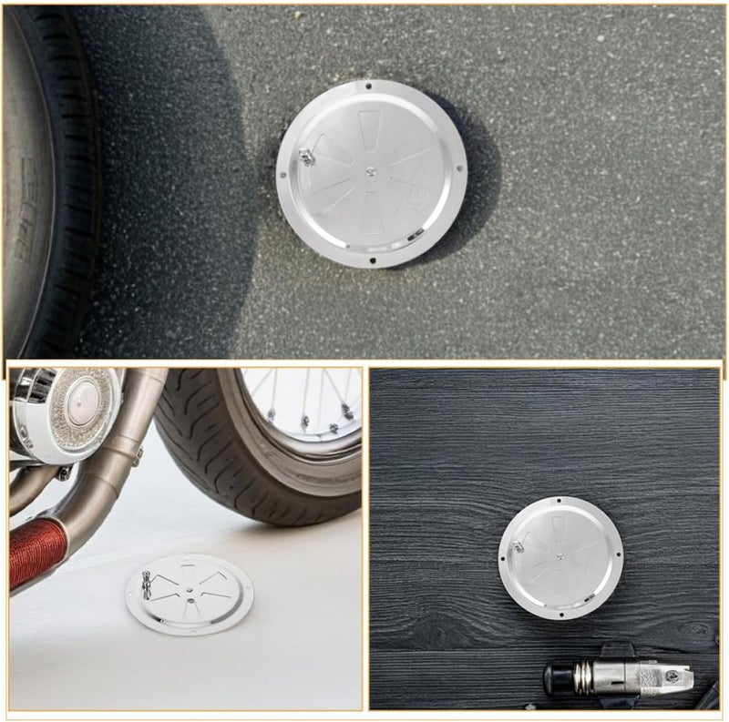 All-round well-engineered practical build MAGICLULU 2pcs 5-inch 316 Stainless Steel round Manual Ventilation Plate with Side Knob for Yacht and Rv Boat Air Ventilation Cover Marine Louver Vent Gill Durability boosted processed material Liquid tight joint Varied size selections Global upgraded practical design Global assorted color picks Durability boost selected material Budget friendly sizing alternatives Gulf climate tested upgraded quality Replaceable parts Widely used design Growing order stock support Pop-area nearby warehouse Demand fit global economical quality All user friendly build Global flexible assemble picks Periodic stock arrangement Assorted trendy color picks General need oriented design In-Kingdom stored commodity Consistent steady quality Cross product compatible All item simple matching build Daily wear upgraded resistant material Low maintenance - Image 3
