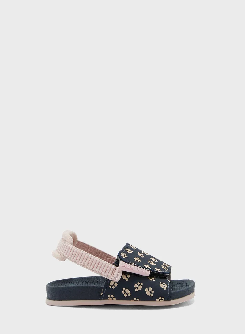 كلين صندل سهل الارتداء مزين بطبعة للأطفال