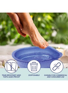 ForPro Universal Pedi Bath Liners - 50% THICKER - Fit Footsie Bath Plus Foot Bath, Disposable Pedicure Foot Tub Liners for Foot Spa Basins & Foot Bath Soaks, 14.5” W x 12.5” L x 6” D, Blue, 100-Count - pzsku/Z2348019D41A63E0A39BFZ/45/_/1683888012/bb0c590a-9ee8-4fb8-a6f3-7207e52b5648