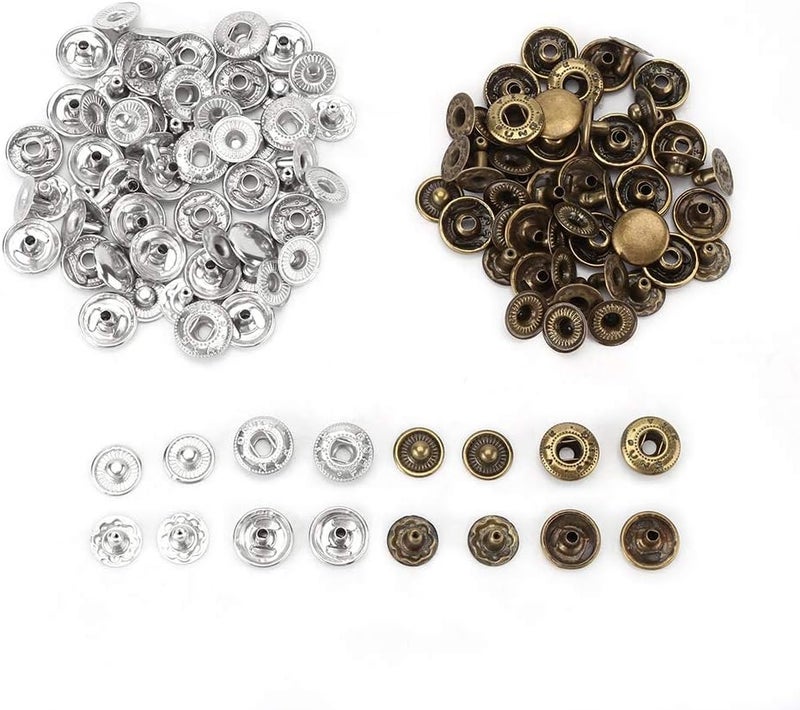 Licensed warehouse stored goods 30pcs 10mm Metal Push Button with Leather Tool Set for Leathercraft Silver Bronze Black Metal Buttonsnap ButtonButton Studleather ToolButtonsmetal Push ButtonMetal Push (Buttons 15 Silver + 15 Daily life matching design Fine detail All-round applied quality Polished safe edge Safe silicone build Proper storage environment All-round unified build Stable base Chemical free All user group compatible General need oriented design Budget friendly trendy design Diverse operation compatible Assorted color options Long term storage compatible Diverse operating method fit Budget friendly sizing alternatives Comfort grip Wear resistant upgraded material Adjustable build Certified local stock Simple multifunctional build Odor resistant Trendy flexible practical build - Image 1