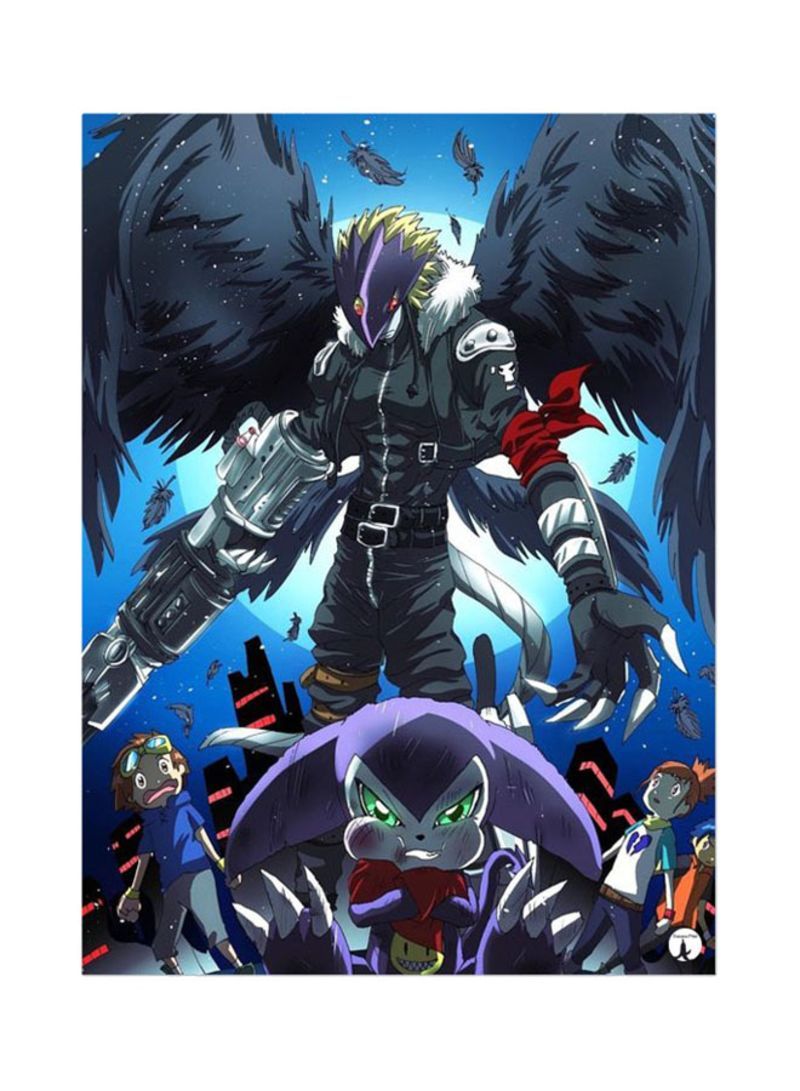 RKN The Anime Digimon Mouse Pad Blue/Black