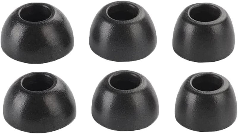 JNSA Memory Foam Ear Tips Noise Canceling Foam Tip Compatible with JBL Vibe 200TWS / Tune 130NC TWS/Free X/Live 300TWS,No Silicone Eartips Pain, Fit in Charging Case, 3 Pairs (S/M/L, Black) 214b3 - Image 4