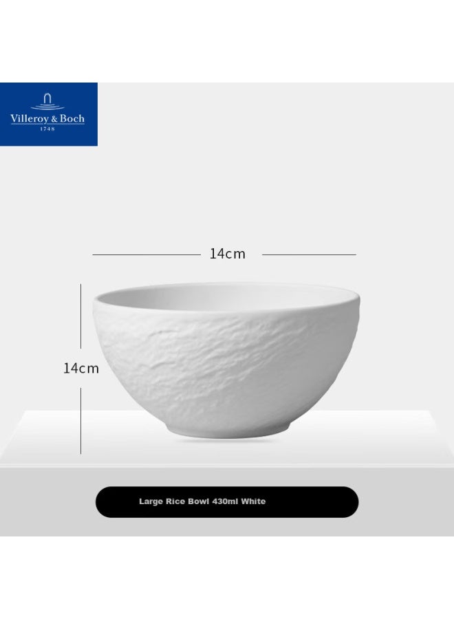 Villeroy & Boch Germany Imported Artisan Rock Series Western Style Home Bowl Nordic Creative Light Luxury White 14cm - Image 1