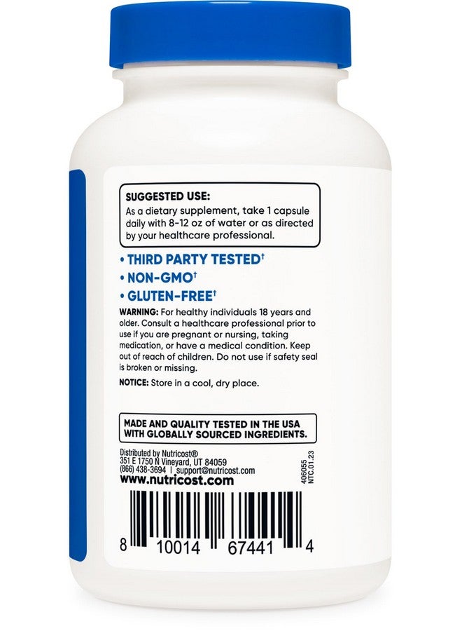 Nutricost Turkesterone Dietary Supplement 600mg, 120 Capsules - Vegetarian, Non-GMO & Gluten Free - Image 3