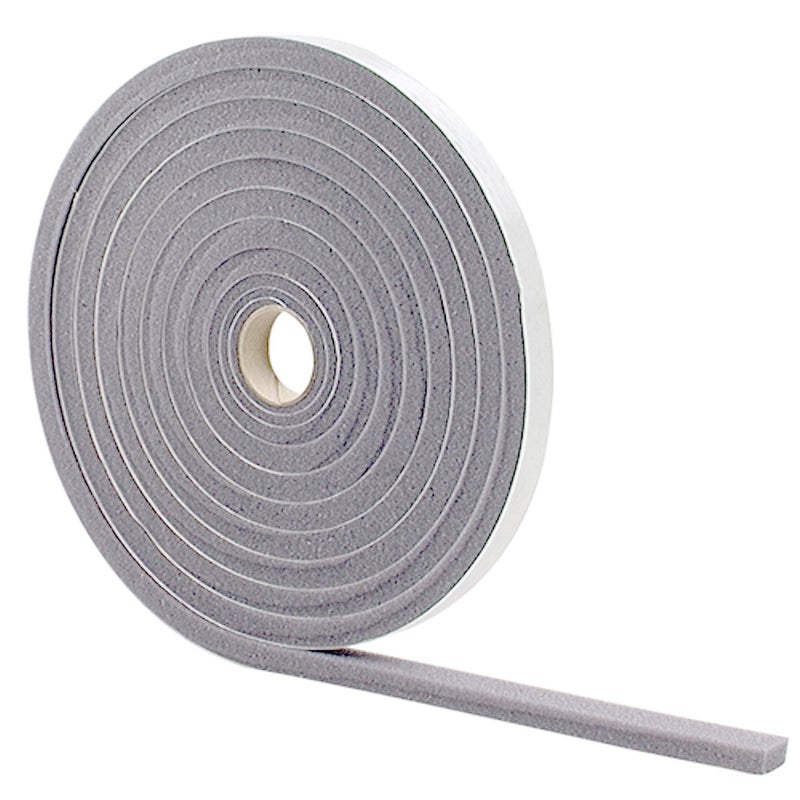 M-D Building Products 2113 Low Density Foam Tape, 1/2-by-3/4-Inch by 17 Feet, Gray - Image 1