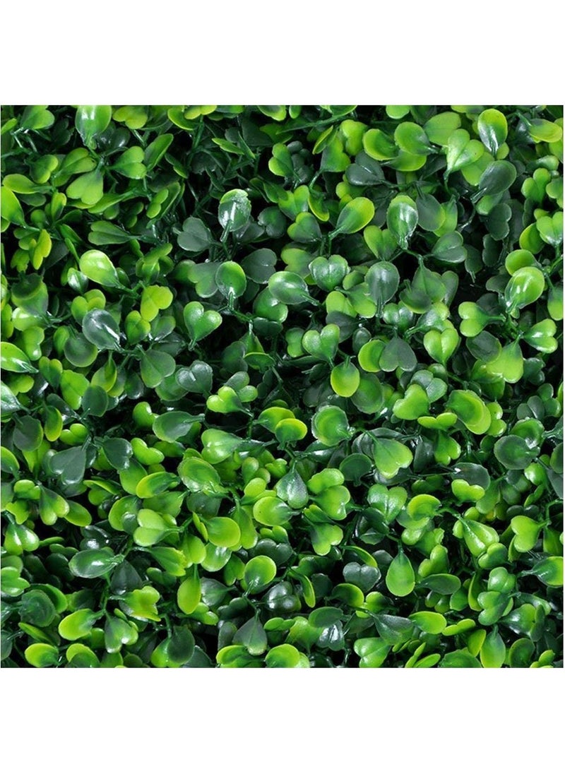 LINGWEI LINGWEI Artificial Wall Grass Panel Hedge Boxwood Panels Privacy Screen UV Protected Outdoor Indoor Use Garden Decorative Fence Backyard Home Decor 5pcs  - Image 5