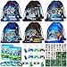 SNLN Video Game Party Favors Birthday Supplies Gamer Drawstring Bag Keychain Silicone Bracelet Tattoo Sticker Gamer Gaming Birthday Party Favor Goodie Bag Stuffers Fillers Classroom Rewards for Kids - Image 3