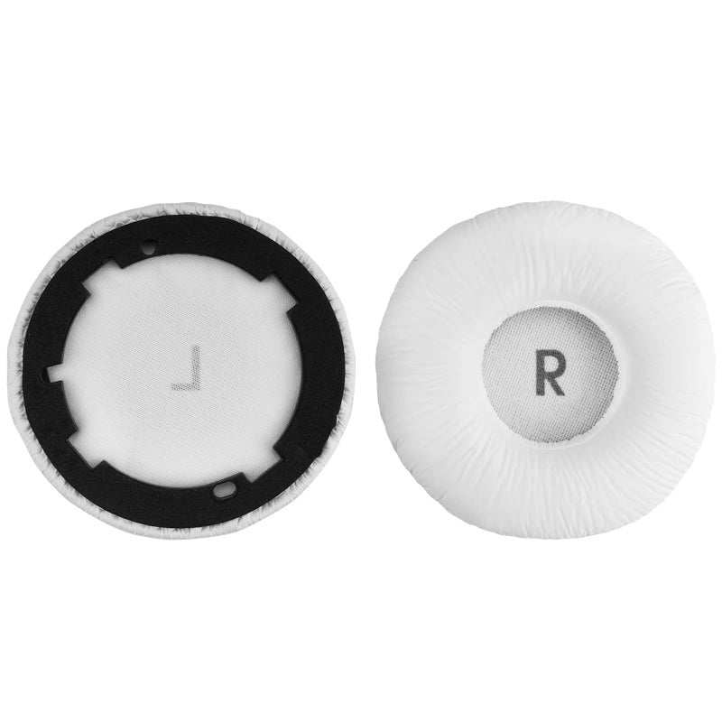 Geekria Geekria QuickFit Leatherette Replacement Ear Pads for JBL T600BTNC, Tune 600BTNC Headphones Ear Cushions, Repair Parts (White)  - Image 3
