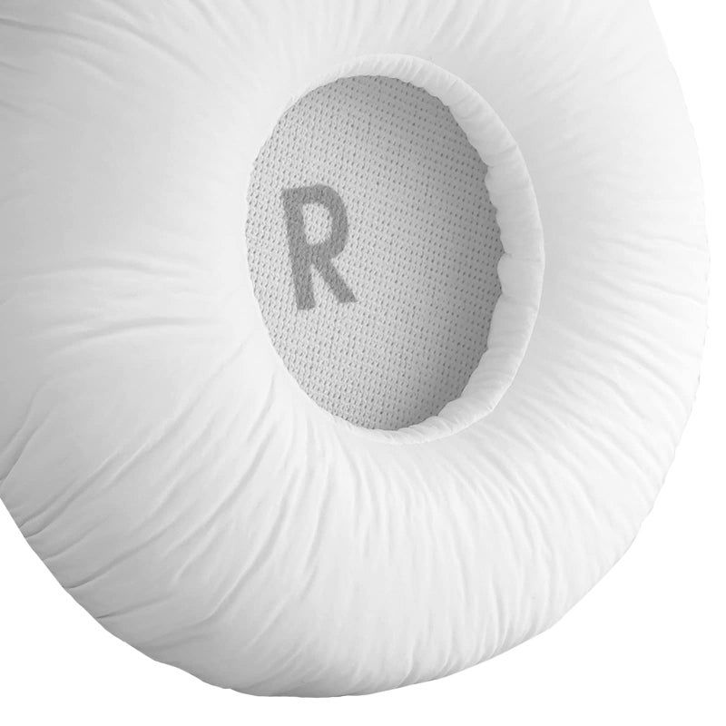 Geekria Geekria QuickFit Leatherette Replacement Ear Pads for JBL T600BTNC, Tune 600BTNC Headphones Ear Cushions, Repair Parts (White)  - Image 5